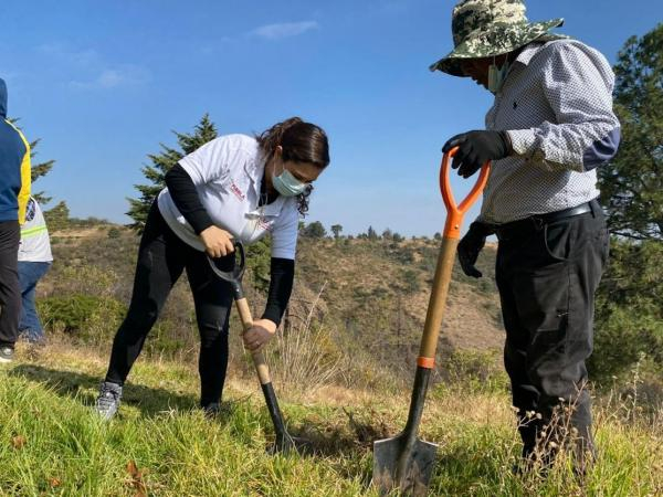 CEASPUE participa en jornada de limpieza y reforestación