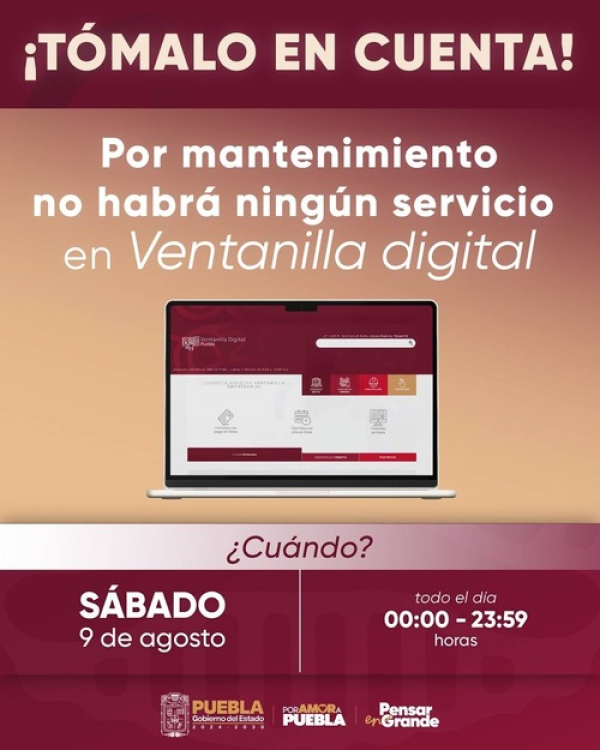 Trámites digitales en SECIHTI Puebla, suspendidos temporalmente