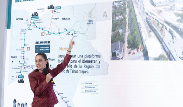 México avanza con Tren Interoceánico: Sheinbaum