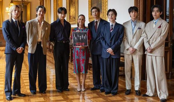 Presidenta Sheinbaum recibe a BTS