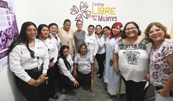 Llega centro &quot;LIBRE&quot; para mujeres en Calakmul: Sheinbaum
