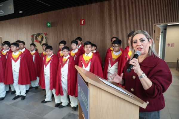 Se presenta Coro Navideño en Congreso del Estado