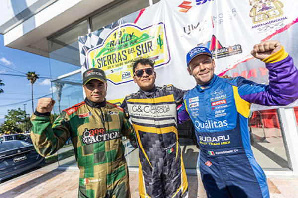 Char García suma segunda victoria consecutiva en Rally Sierras del Sur