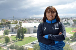 Ganadora de 40 medallas en lucha universitaria