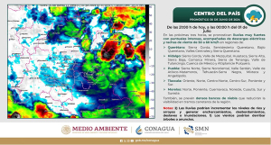 Afectará depresión tropical Tres a Puebla