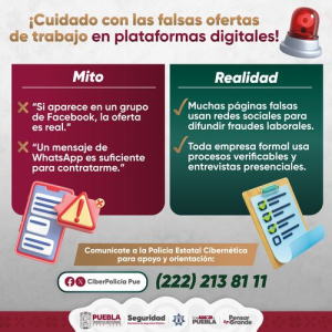 No caigas en ofertas de empleo falsas: SSP