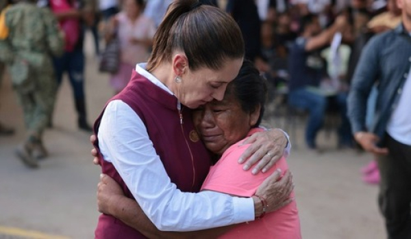 Claudia Sheinbaum supervisa avances en Álamo, Veracruz