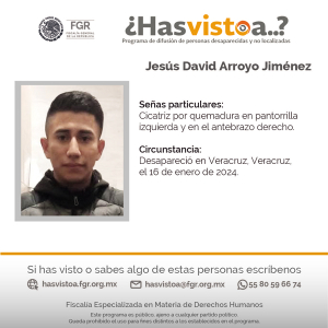 Servicio Social | Programa ¿Has visto a? FGR