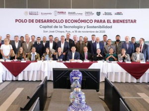 Puebla, cumple con polígono de desarrollo: Economía