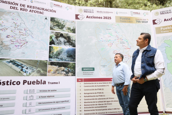 Puebla invertirá 135 mdp para el rescate del Río Atoyac