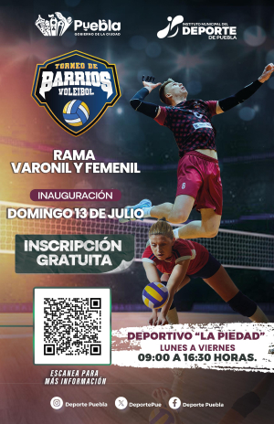 ¡Participa en el Torneo de Barrios de Voleibol 2025!
