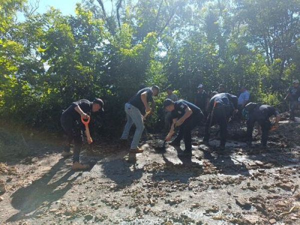 Fuerzas de seguridad mantienen apoyo en la Sierra Norte