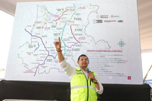 Puebla proyecta más obras carreteras: Armenta