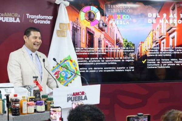 Puebla recibirá Tianguis Turístico 2027: Armenta
