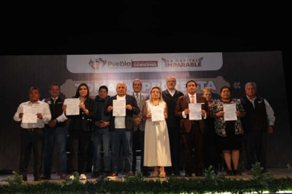 Puebla Capital reconoce a Mesas Directivas de Vecinos