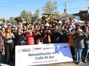 Inicia rehabilitaci&oacute;n vial al sur de Puebla