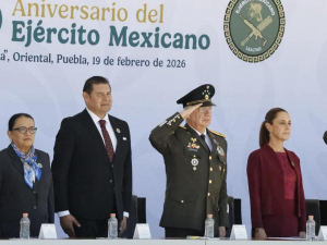 En Puebla, Federación conmemora al Ejército Mexicano