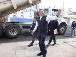 Reconstruyen 37 vialidades prioritarias en Puebla capital