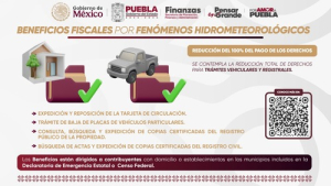 Habrá beneficios fiscales por daños de fenómenos naturales