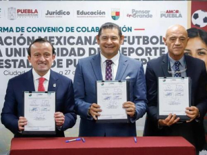 FEMEXFUT y Puebla fomentan desarrollo en UDEP
