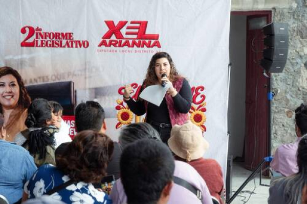 Xel Arianna Hernández rinde 2do Informe Legislativo