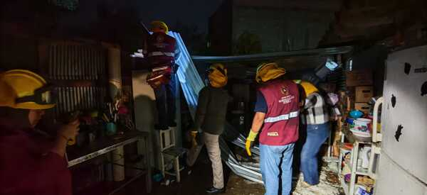 PC Estatal atiende afectaciones en Tlacotepec