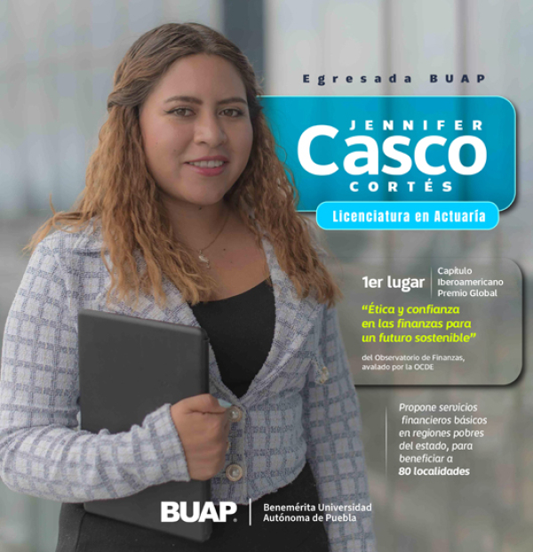 Egresada de Actuaría obtuvo un premio en Ginebra