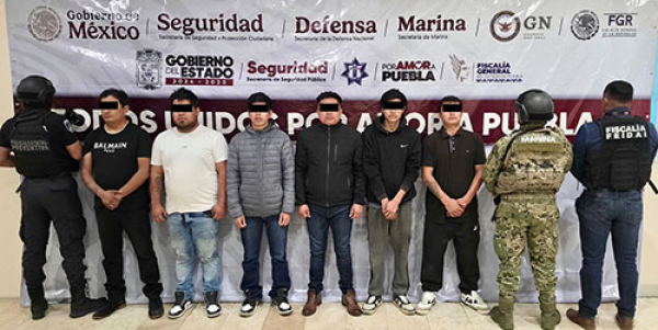 MARINA, SSP y FGE detienen célula de banda “Los Millonarios”
