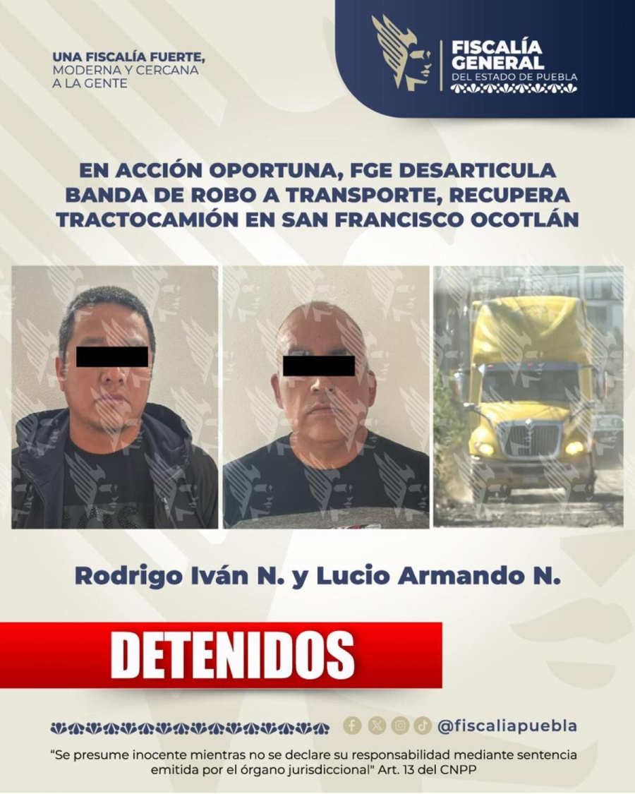 Cae banda de asaltantes en Ocotlán