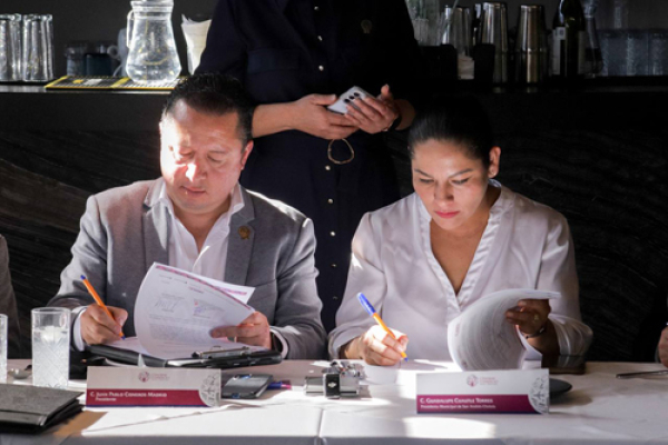 Gobierno de San Andrés Cholula y CANACO Puebla unen fuerzas