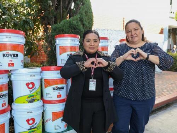 Apoya SEP a escuelas con material para mantenimiento