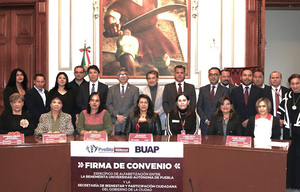 Puebla capital y BUAP, juntos por la alfabetización