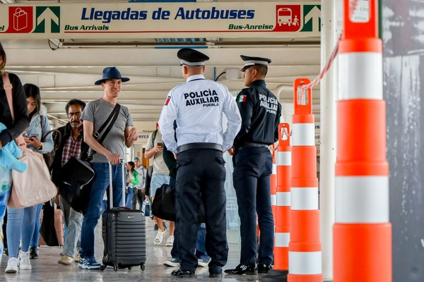 Policía Auxiliar refuerza operativo "Vacaciones Seguras 2026"