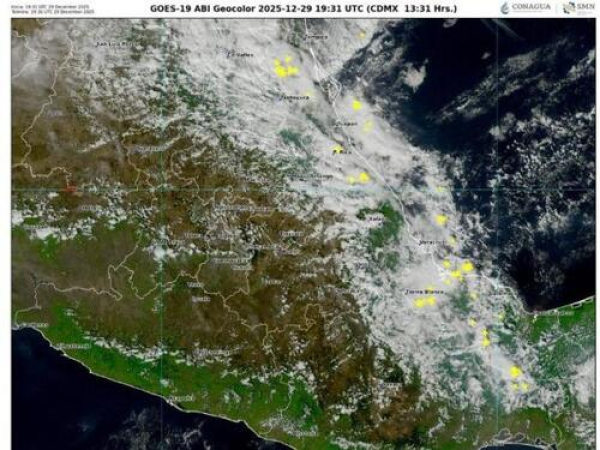 Frente Fr&iacute;o No. 25 provocar&aacute; lluvias en Sierra Norte y Nororiental