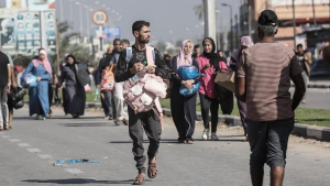 Exodo en Gaza