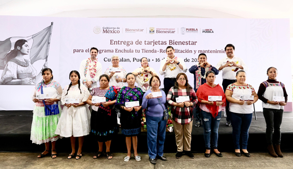 Tres municipios de Puebla ya cuentan con el programa &quot;Enchula tu Tienda&quot;