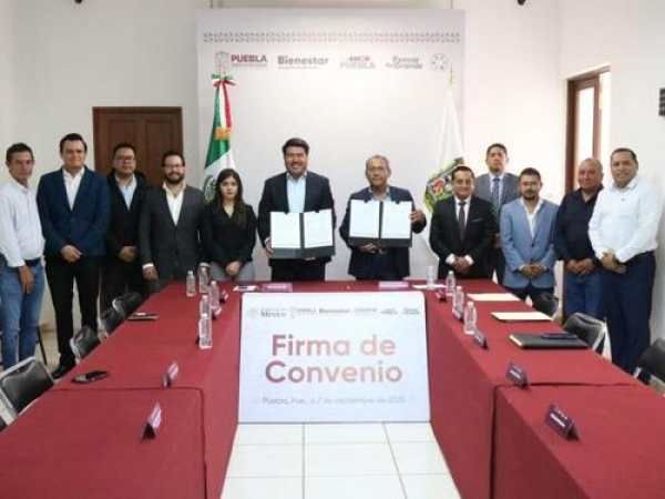 Bienestar y CEASPUE con acciones hídricas en comunidades poblanas