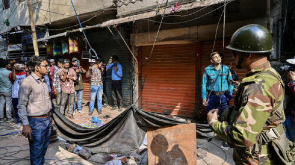 Daños en la región de Daca