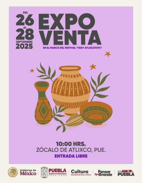 Expos y danza previo al Huey Atlixcáyotl