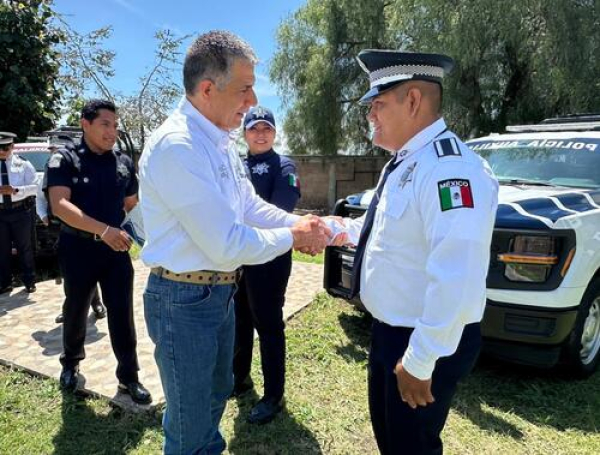 Policía Auxiliar supervisa sus nueve delegaciones