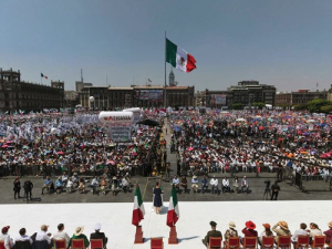 La presidenta Claudia Sheinbaum es respaldada por 350 mil mexicanos