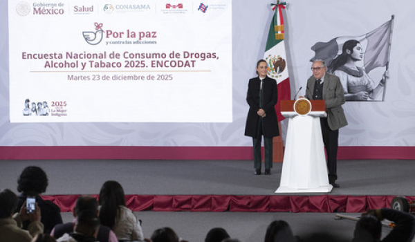Presentan resultados de la ENCODAT 2025