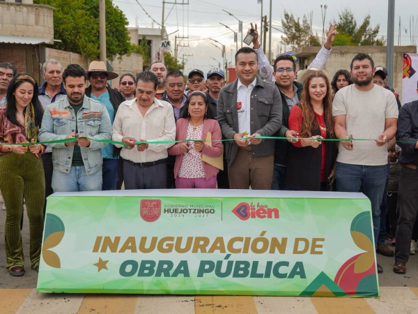 Inauguran carretera San Juan Pancoac-Huejotzingo