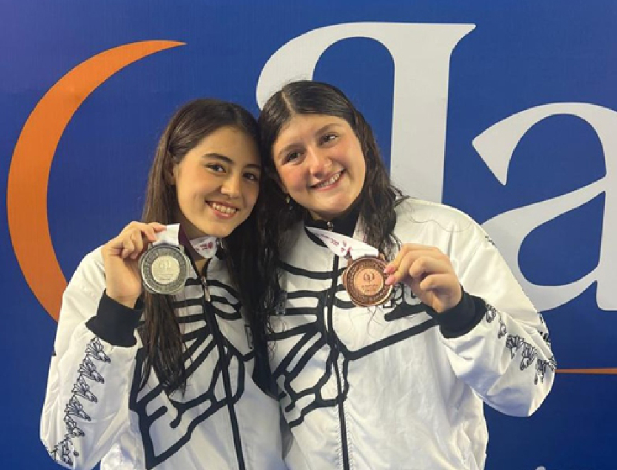 Conquistan Ximena Aguirre y María José Decuir plata y bronce