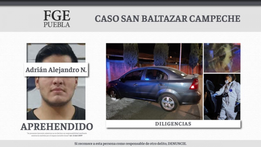 Esclarecen doble homicidio en San Baltazar Campeche