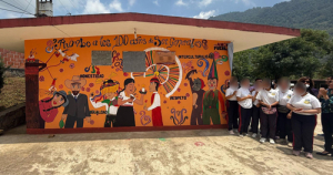 Se inaugura el mural &quot;Rumbo a los 100 años de Secundarias Generales&quot;