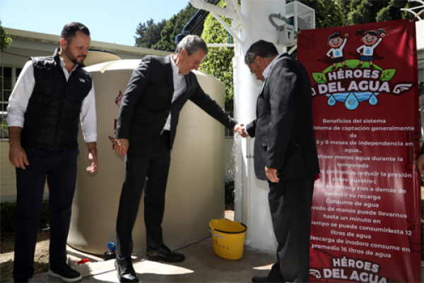 El CENHCH cuenta con sistema de captación pluvial