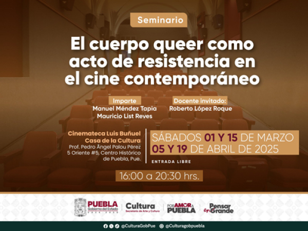 Seminario &quot;El cuerpo queer como acto de resistencia en el cine contemporáneo&quot;