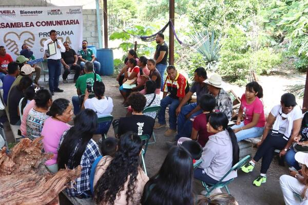 En Tepeojuma, Pável Gaspar impulsa Obra Comunitaria