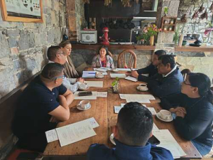 Realizan gira de trabajo por Cuetzalan